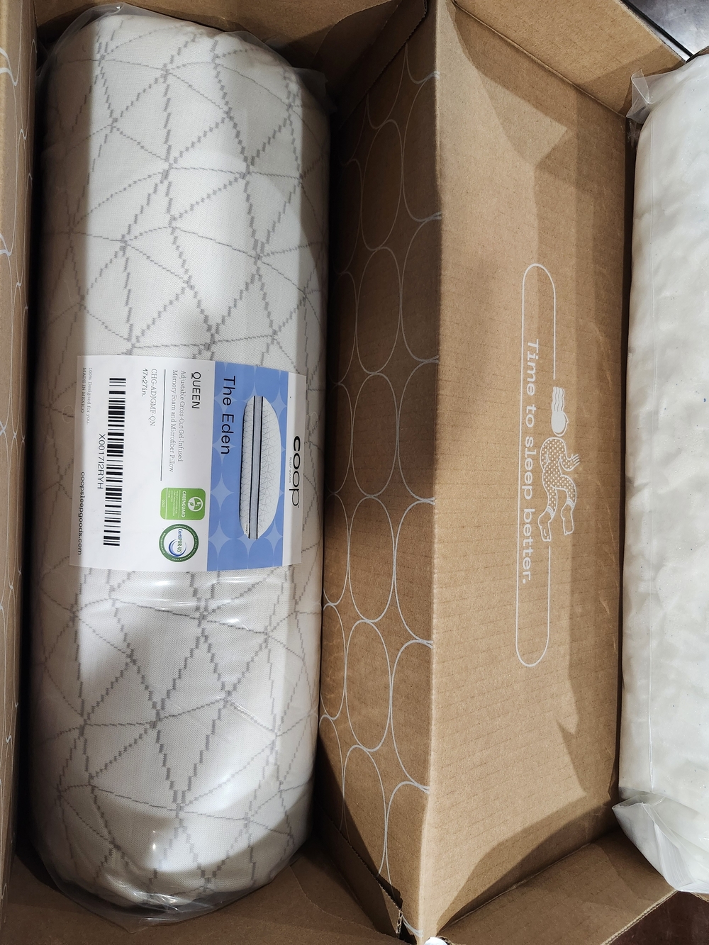 Coop The Eden Queen Pillow - White - Picture 3 of 3